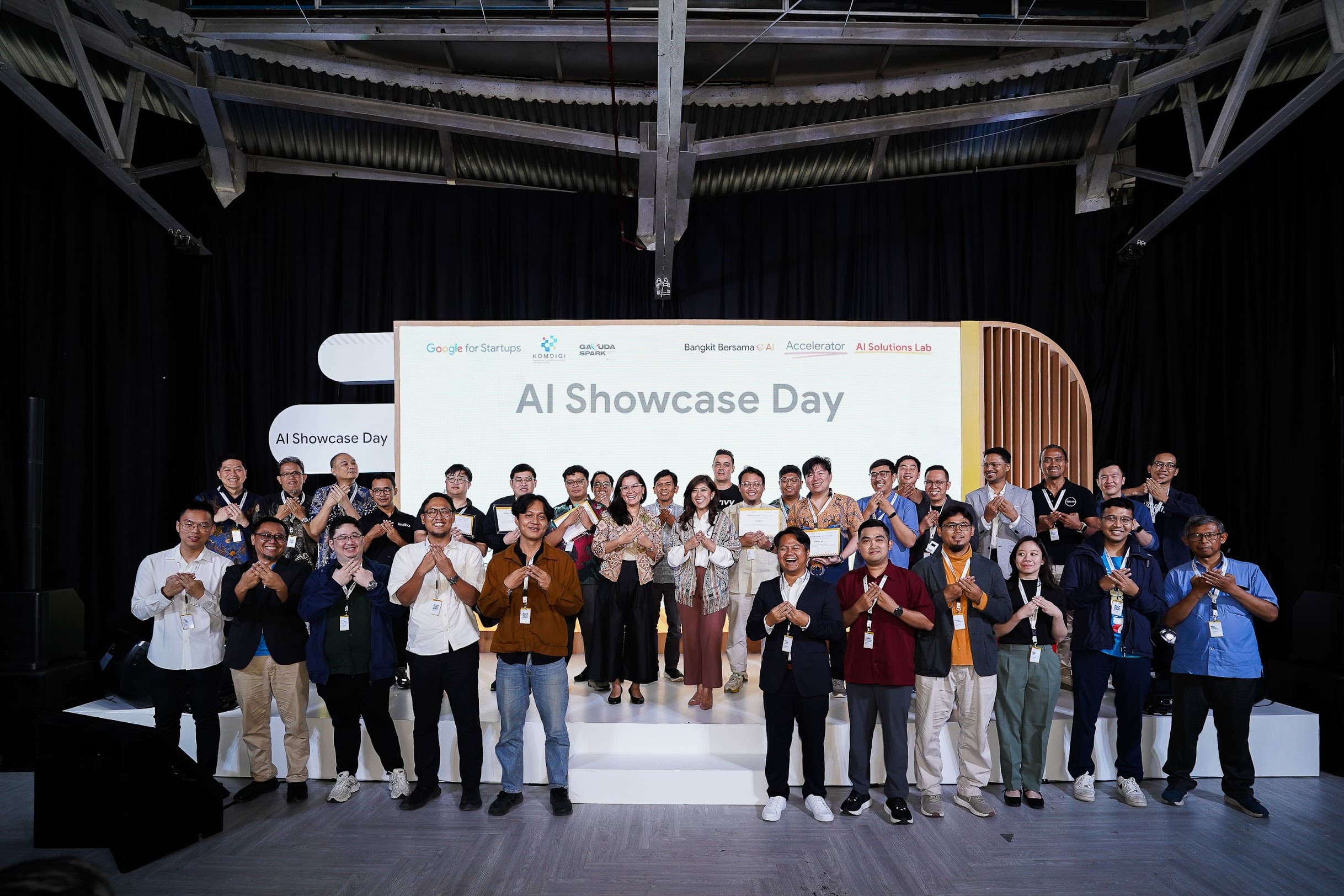 Intura at Google for Startups AI Showcase Day with Komdigi