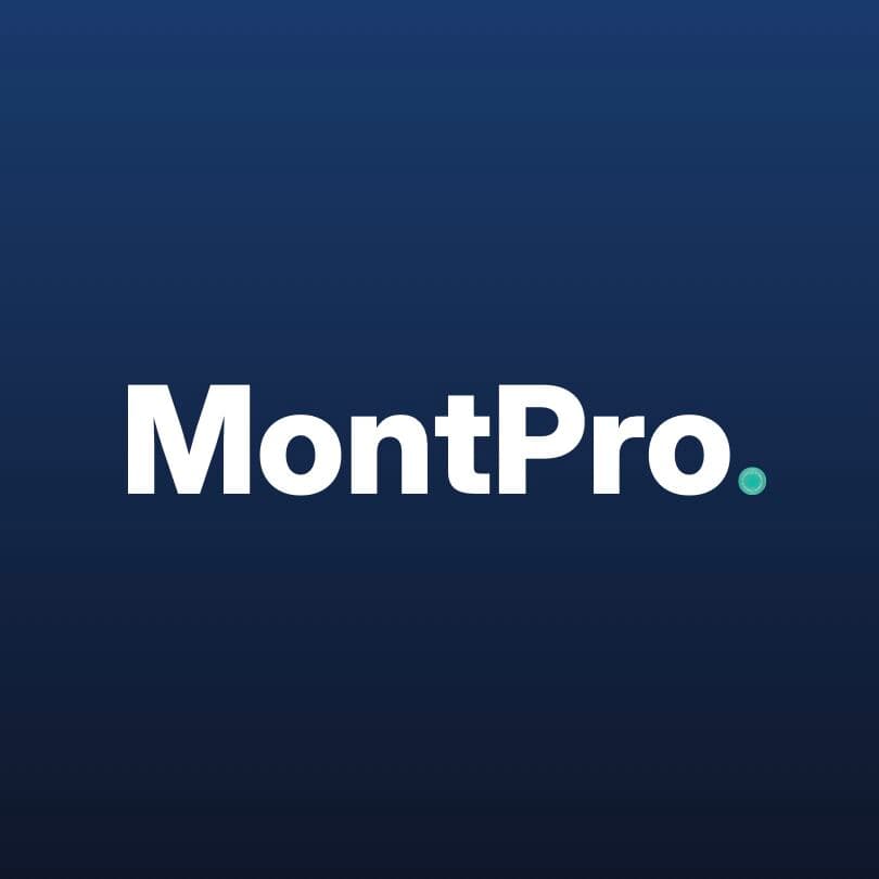 MontPro app interface in use